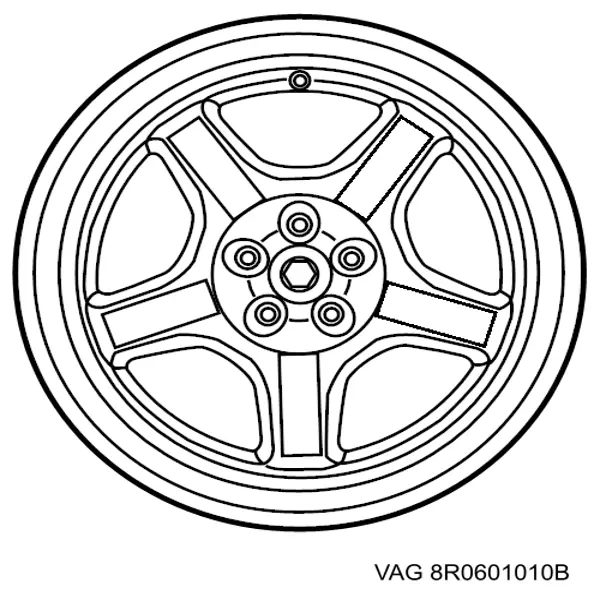Купити 8R0601010B VAG Докатка, аварійне запасне колесо