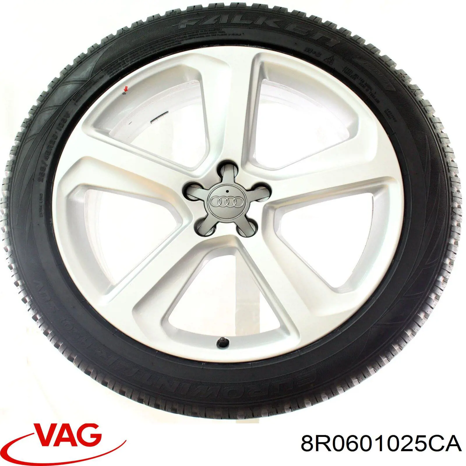 Диски колісні литі (легкосплавні, титанові) VAG 8R0601025CA ціна, від 576.71 USD