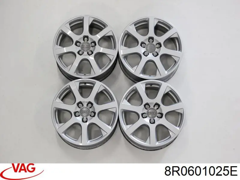 Диски колісні литі (легкосплавні, титанові) VAG 8R0601025E ціна, від 380.08 USD