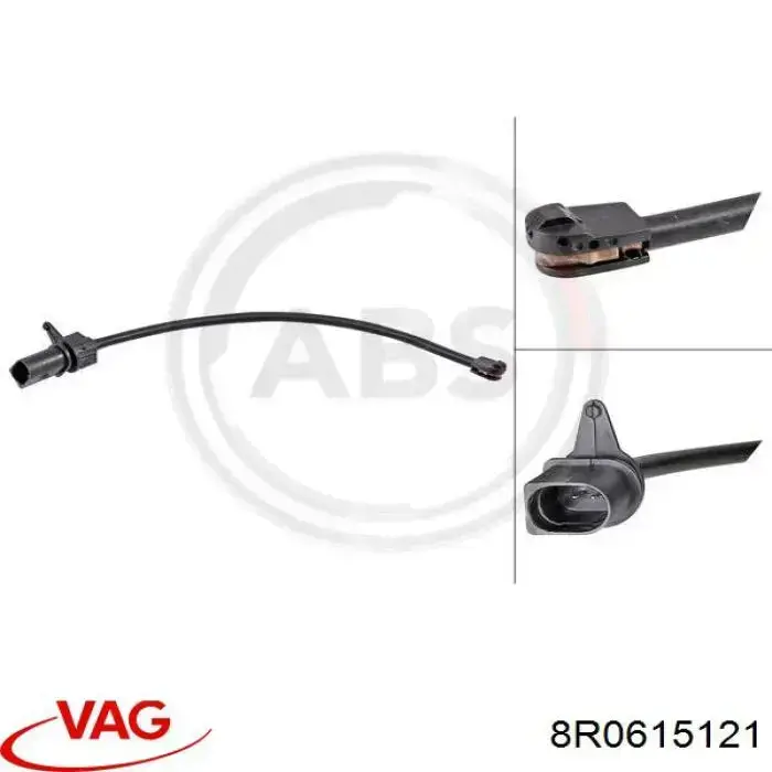 Купити 8R0615121 VAG Датчик зносу гальмівних колодок, передній лівий