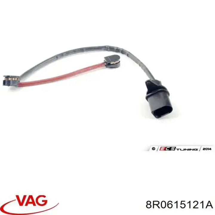 Купити 8R0615121A VAG Датчик зносу гальмівних колодок, передній лівий