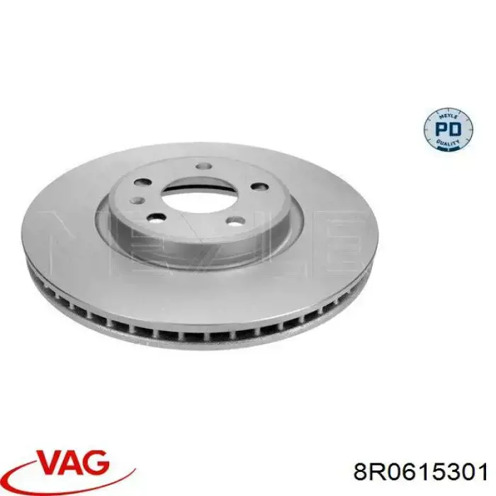 Диск переднього гальма VAG 8R0615301 ціна, від 22.86 USD