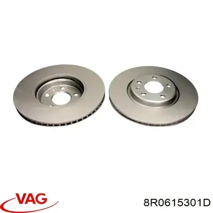 Диск переднього гальма VAG 8R0615301D ціна, від 20.39 USD