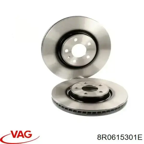 8R0615301E VAG Гальмо дискове переднє