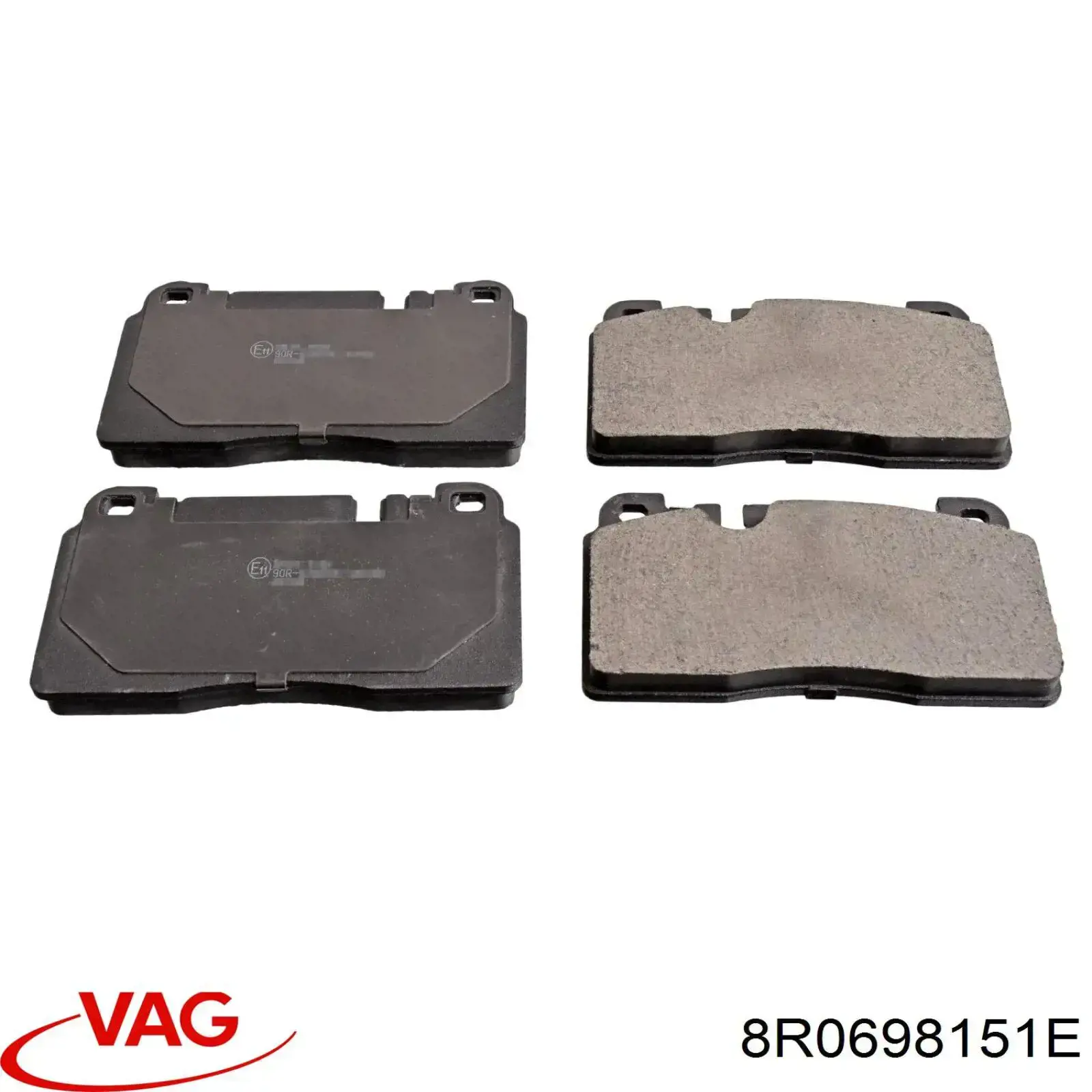 8R0698151E VAG Передні гальмівні колодки