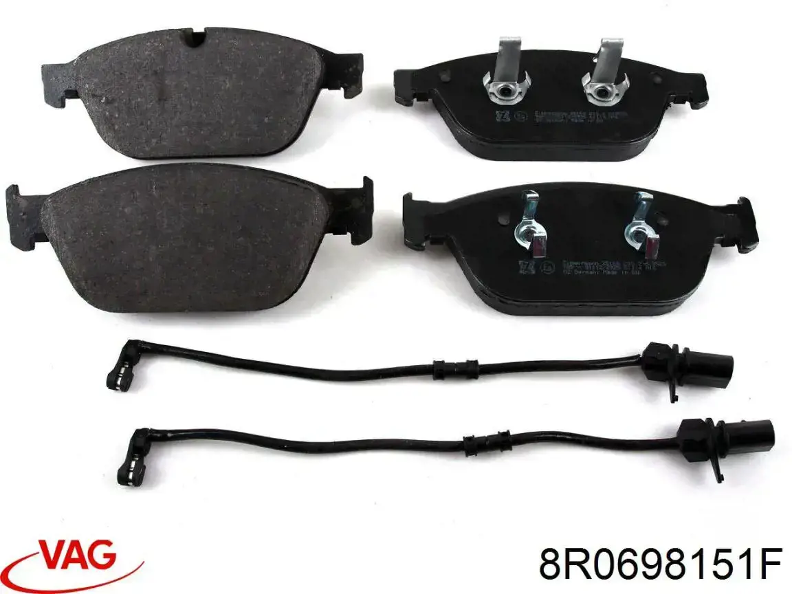 Тормозні колодки VAG 8R0698151F
