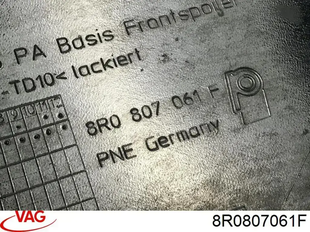 Спойлер переднього бампера ADQ336249 Rhino