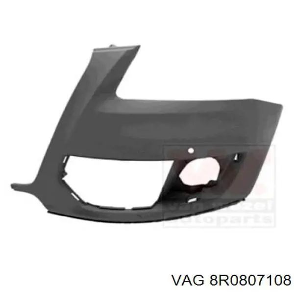 8R0807108 VAG Бампер передній ікло праве