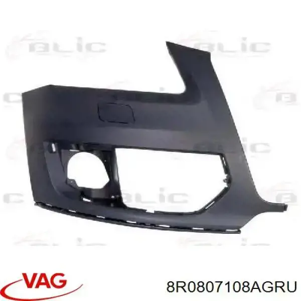 Купити 8R0807108AGRU VAG Бампер передній, права частина