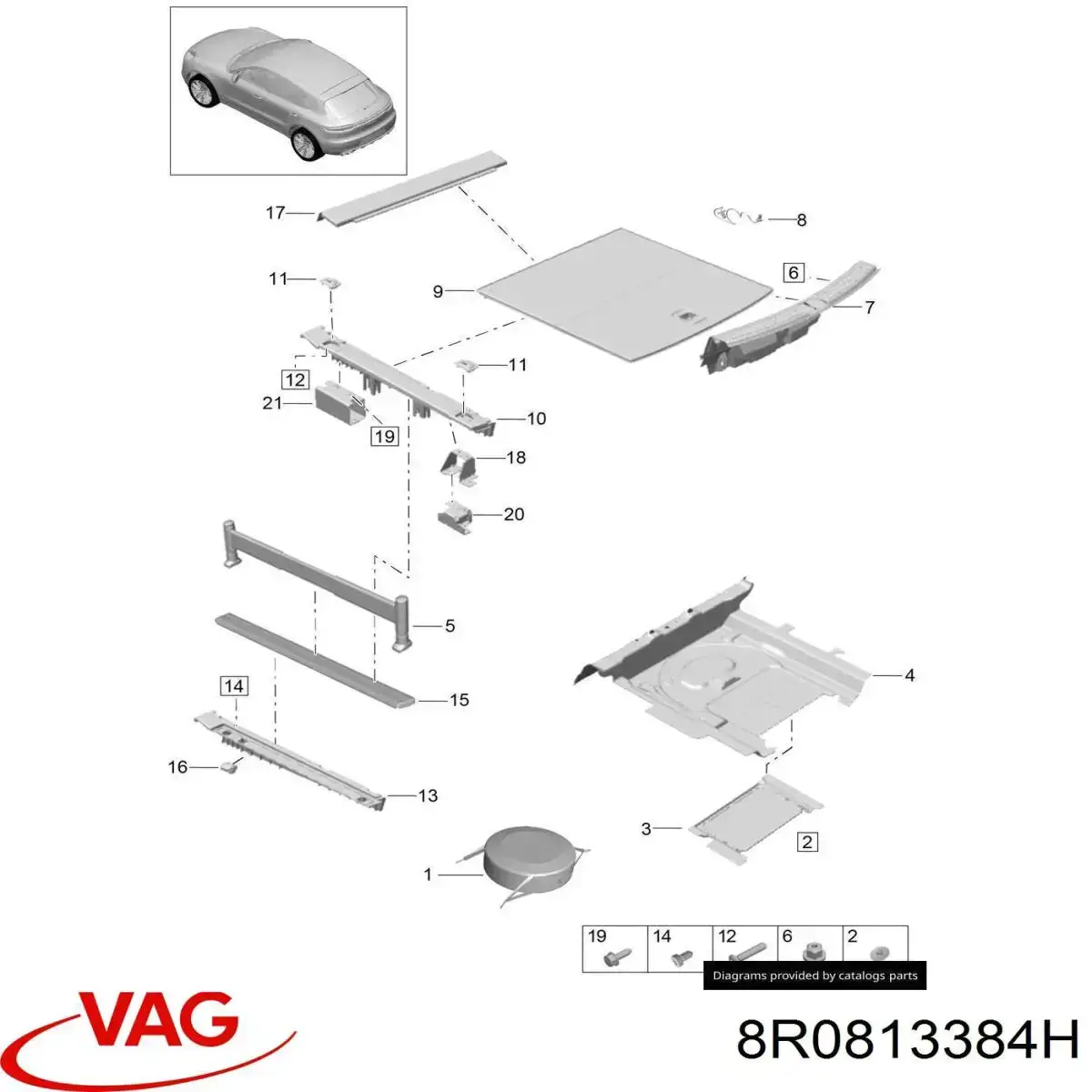  VAG 8R0813384H ціна, від 5.07 USD