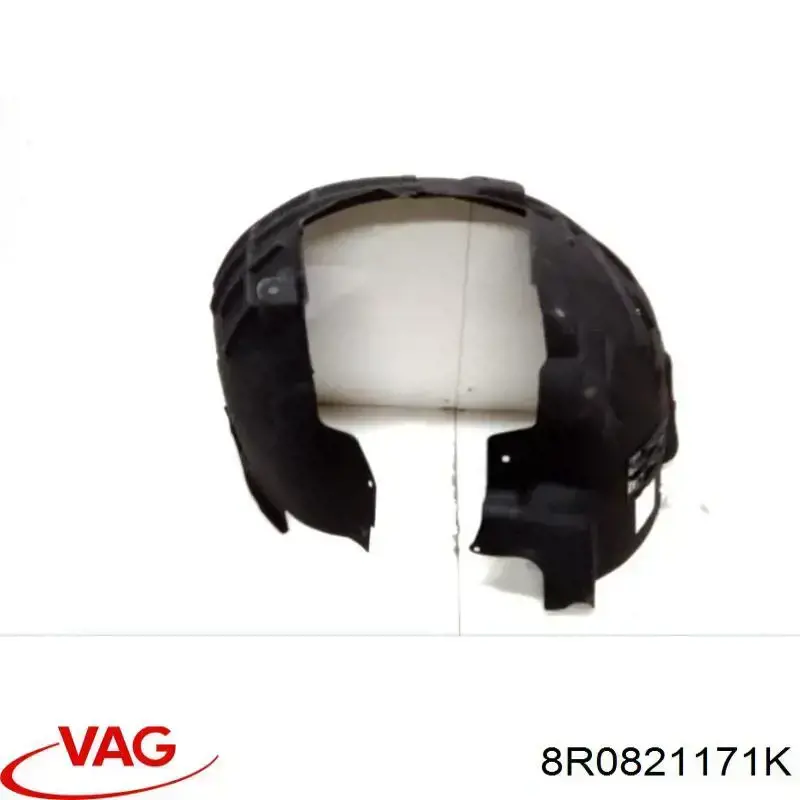 Підкрилок переднього крила, лівий VAG 8R0821171K ціна, від 114.67 USD