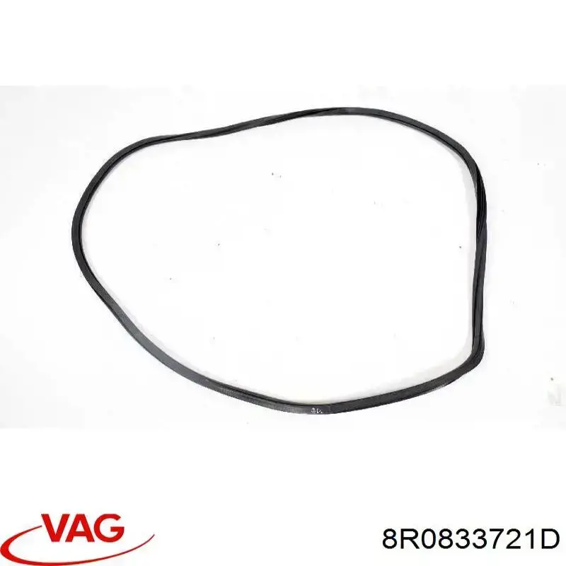 Ущільнювач двері задньої (на двері) 8R0833721G VAG