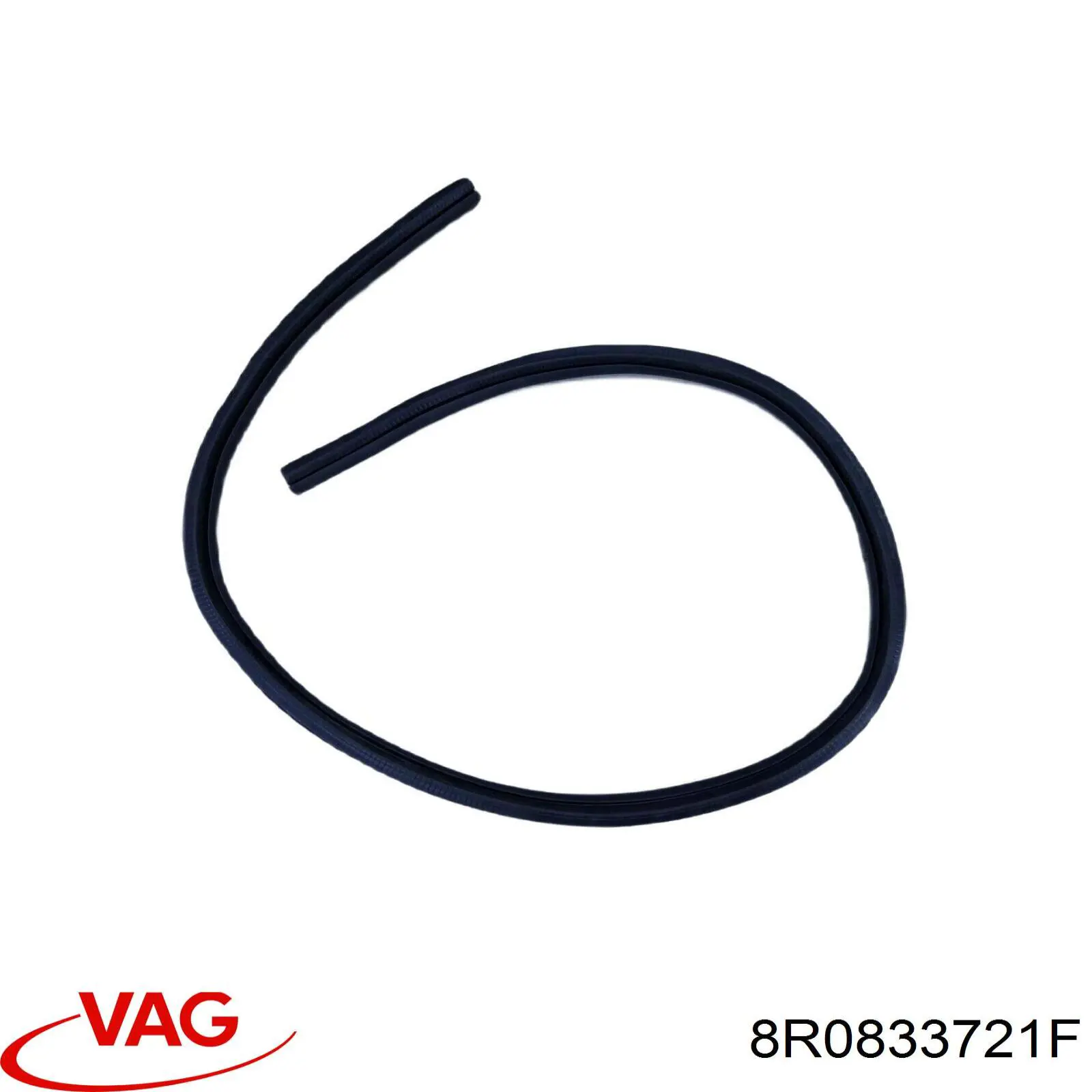 Ущільнювач двері задньої (на двері) VAG 8R0833721F ціна, від 4.23 USD