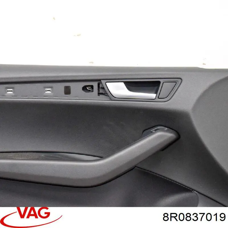 Ручка передньої двері внутрішня ліва 8R0837019 VAG