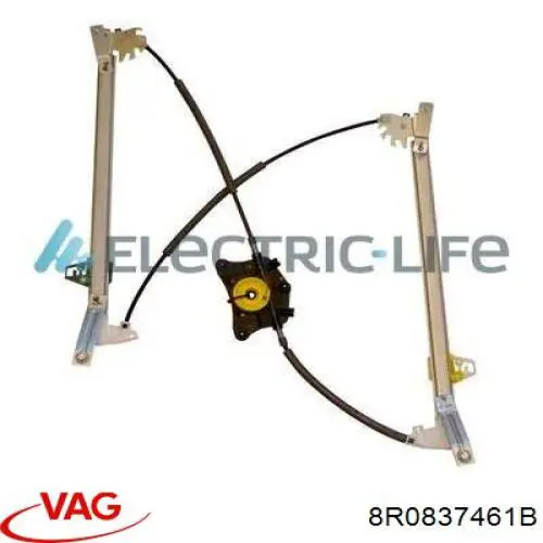 Купити 8R0837461B VAG Механізм стеклопідйомника водійських дверей