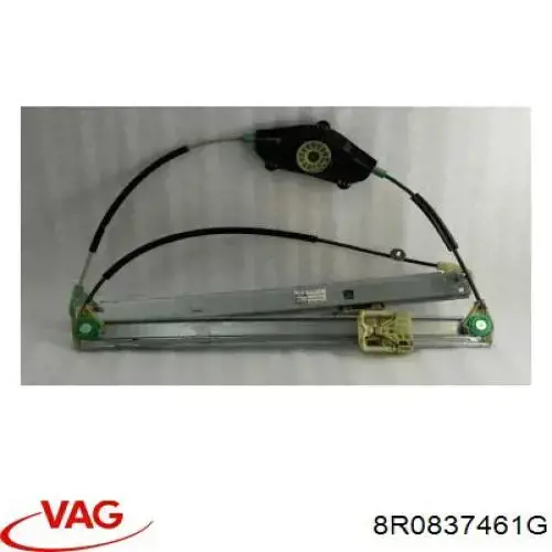 Склопідйомник передньої лівої двері 8R0837461J VAG