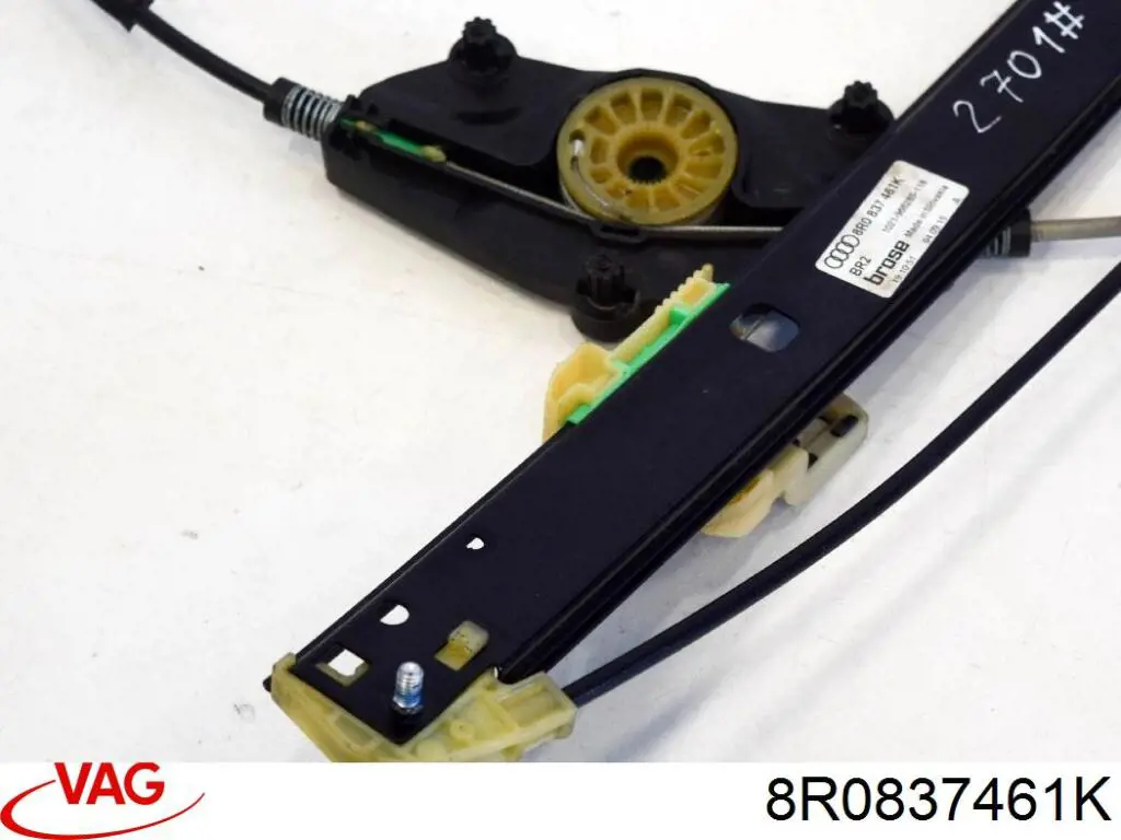 Купити 8R0837461K VAG Механізм стеклопідйомника водійських дверей