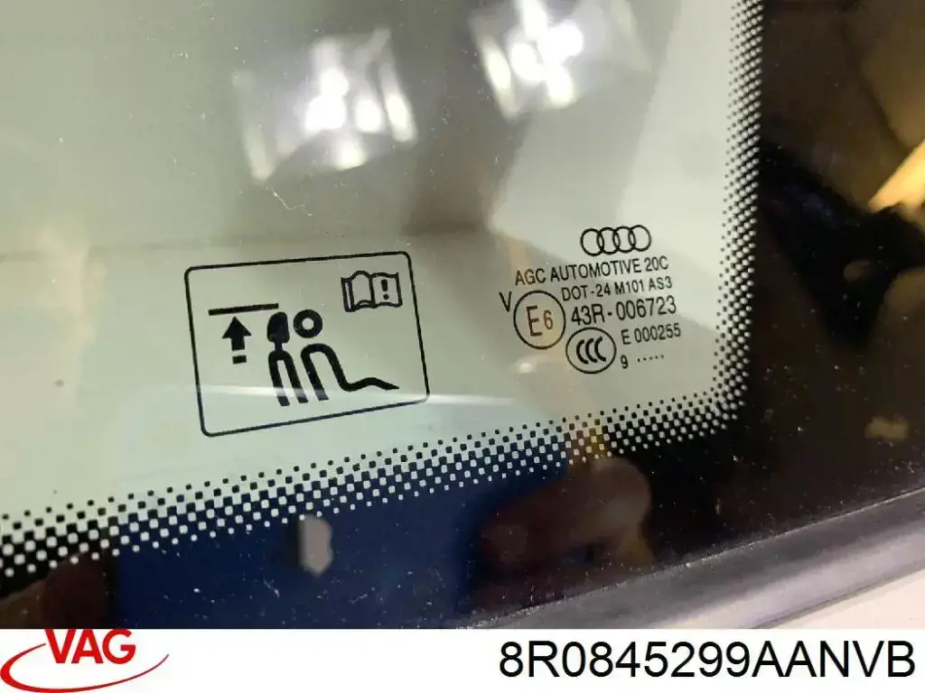 Скло багажника, ліве VAG 8R0845299QNVB ціна, від 25.93 USD