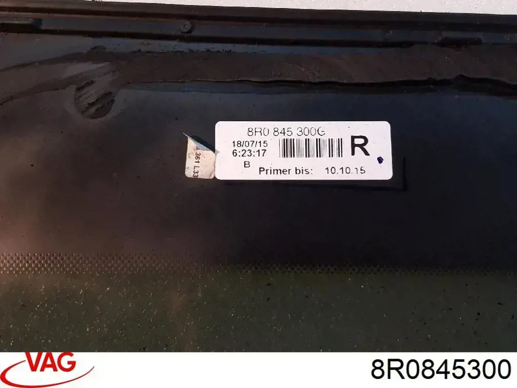 Задня кватирка права VAG 8R0845300 ціна, від 22.57 USD