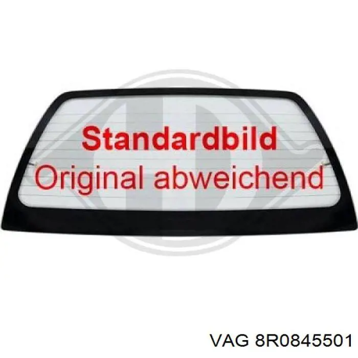 8R0845501 VAG Скло третіх/п'ятих дверей