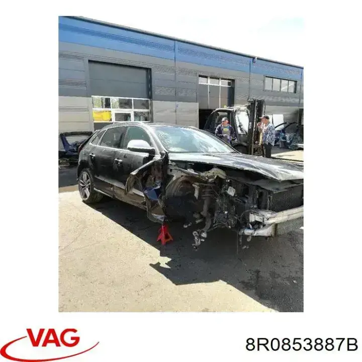 Купити 8R0853887B VAG Спойлер переднього бампера, лівий