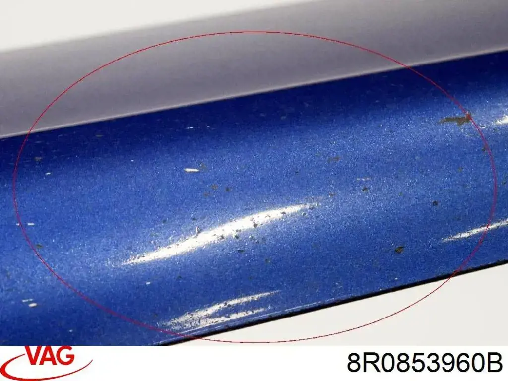 Молдинг передньої правої двері 8R0853960B VAG
