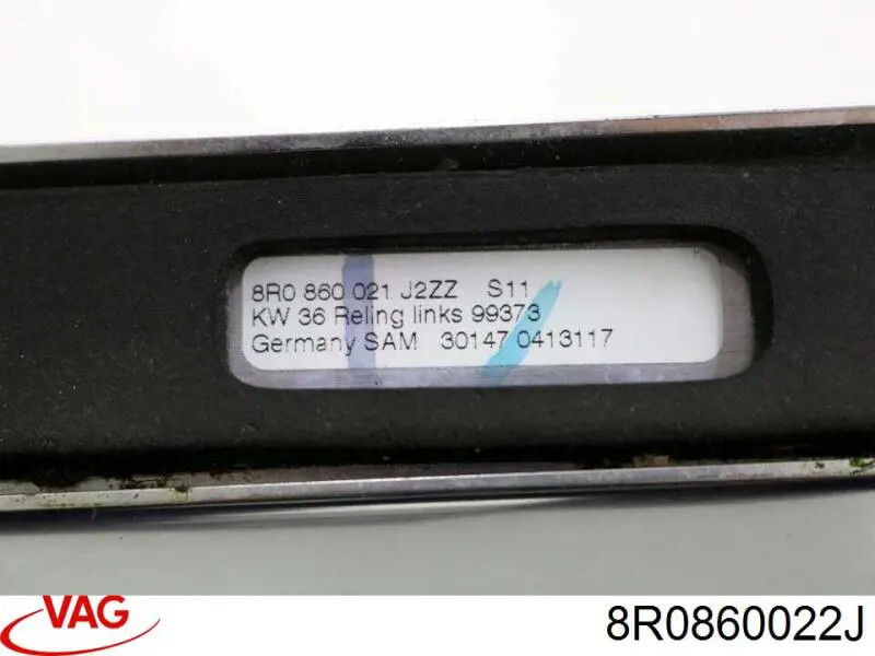 Рейлінг даху правий VAG 8R0860022J ціна, від 15.24 USD