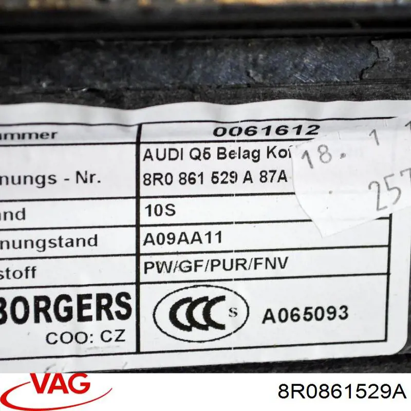  8R0861529A VAG