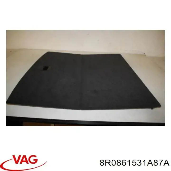 Облицювання багажного відсіку нижнє 8R0861531A87A VAG
