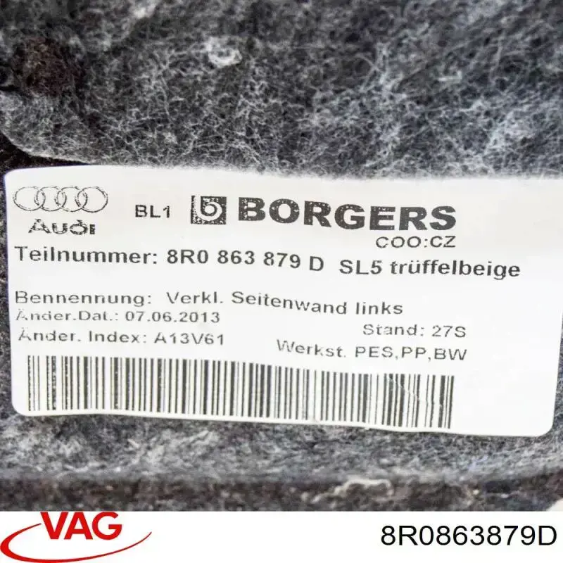  VAG 8R0863879D