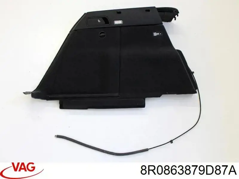 Облицювання багажного відсіку, ліве VAG 8R0863879D87A ціна, від 19.89 USD