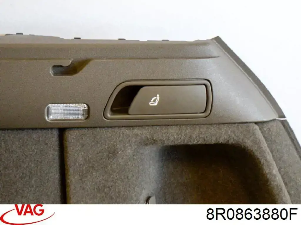 Облицювання багажного відсіку, праве VAG 8R0863880F ціна, від 13.95 USD