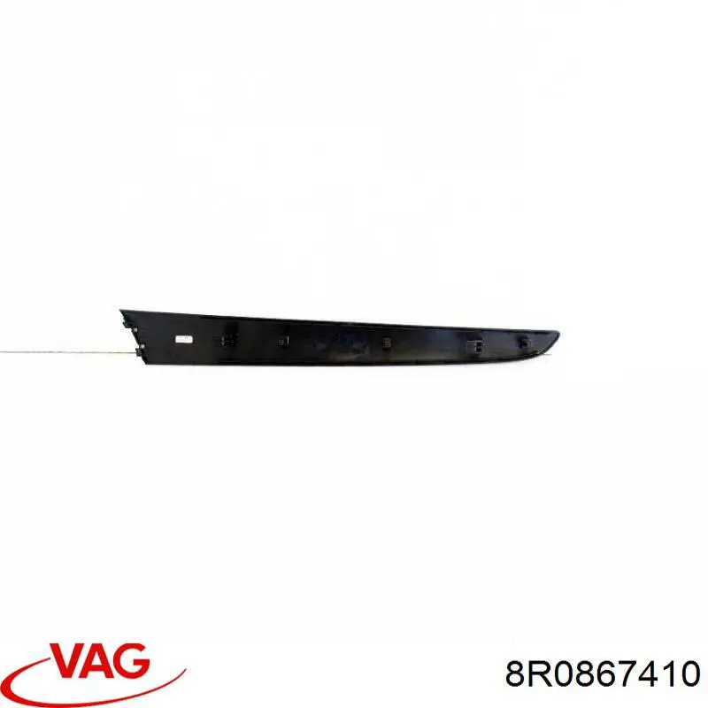 Накладка задньої правої двері 8R0867410 VAG