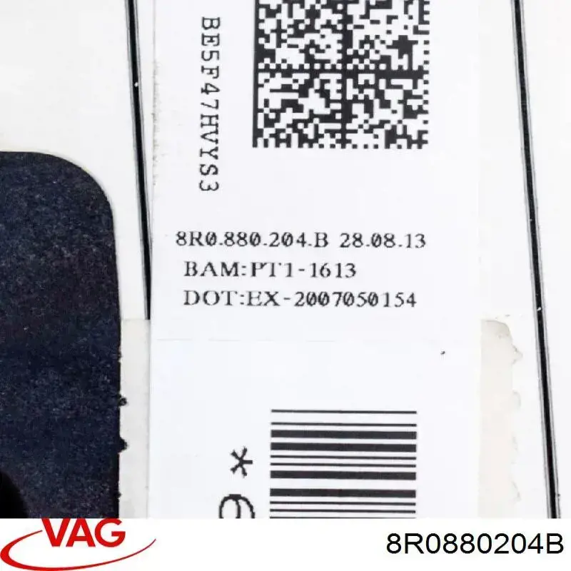 Купити 8R0880204B VAG Установка подушки безпеки пасажира