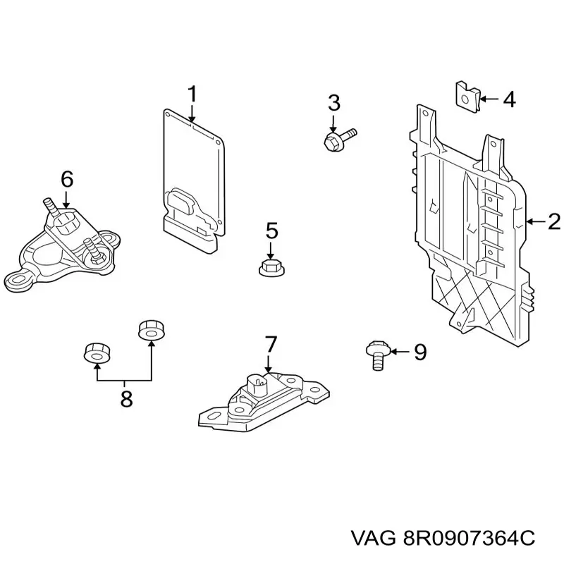  8R0907364C VAG