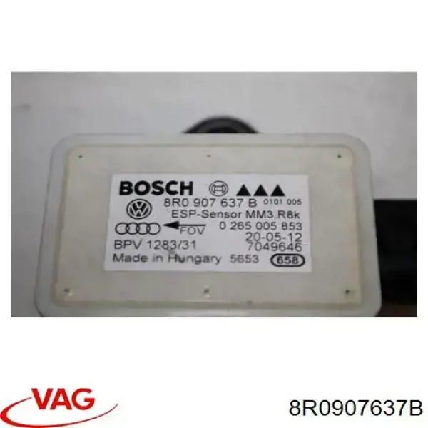 Датчик поперечного прискорення (ESP) VAG 8R0907637B ціна, від 3.17 USD