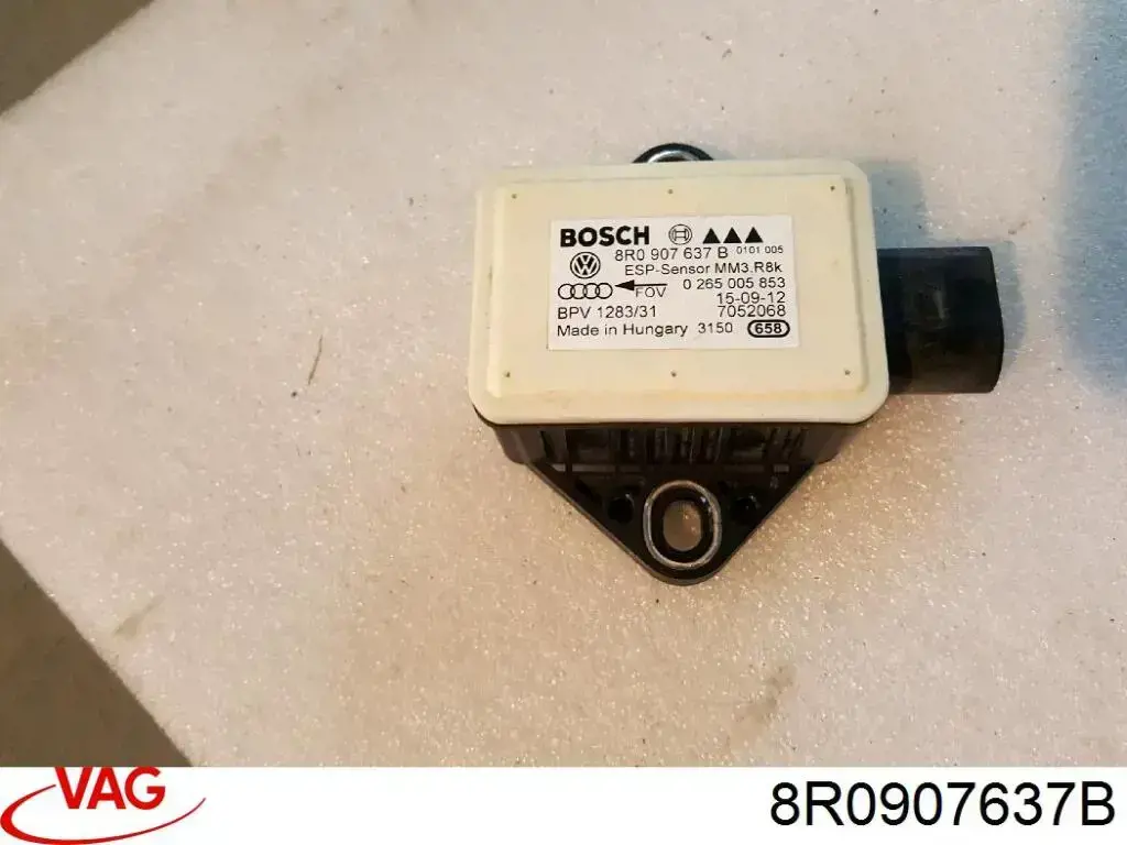 Купити 8R0907637B VAG Датчик поперечного прискорення (ESP)