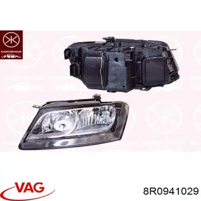 8R0941029 VAG Фара ліва передня