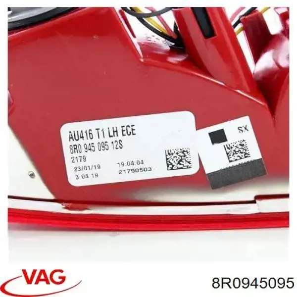 Ліхтар заднього бампера, лівий VAG 8R0945095 ціна, від 99.28 USD