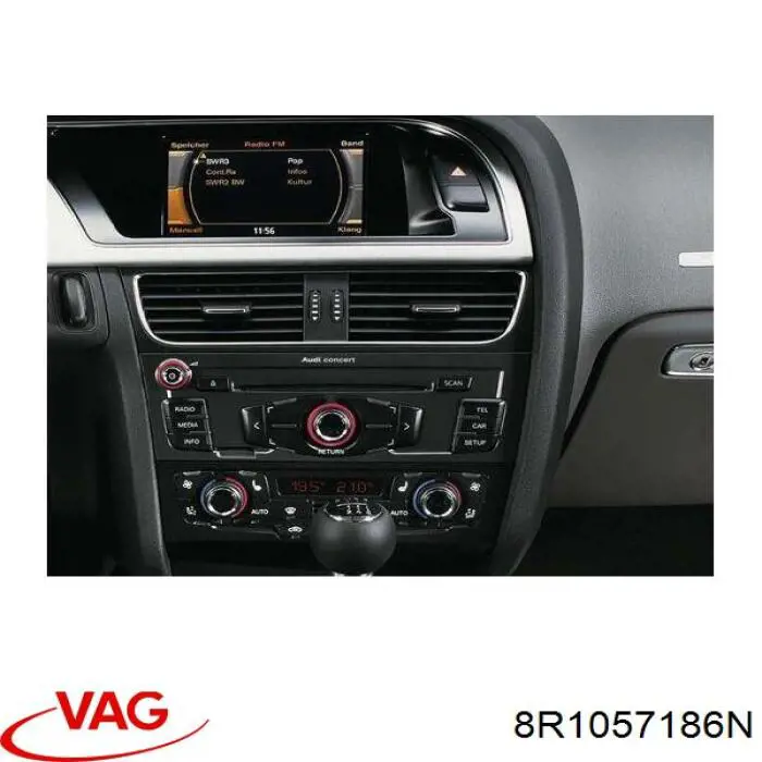 Магнітола (радіо AM/FM) Audi A4 B8 (8K2) (Ауді A4)