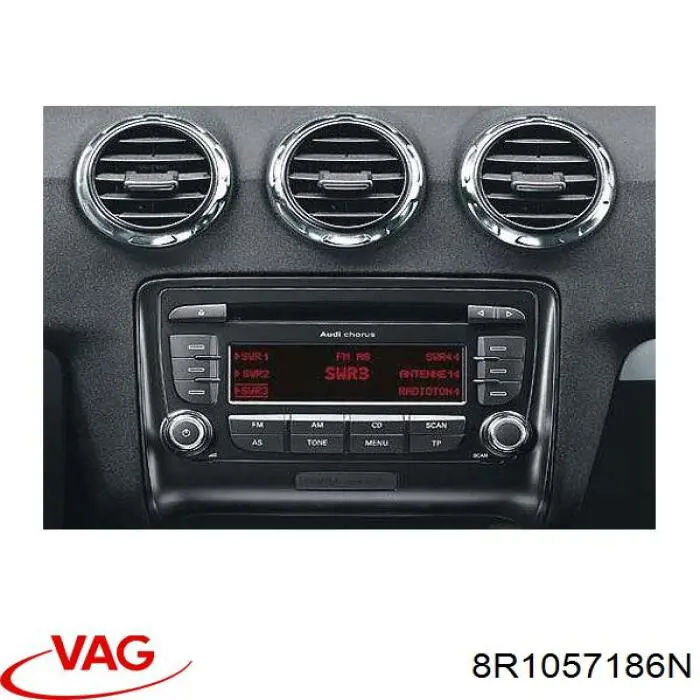 Магнітола (радіо AM/FM) VAG 8R1057186FX ціна, від  USD