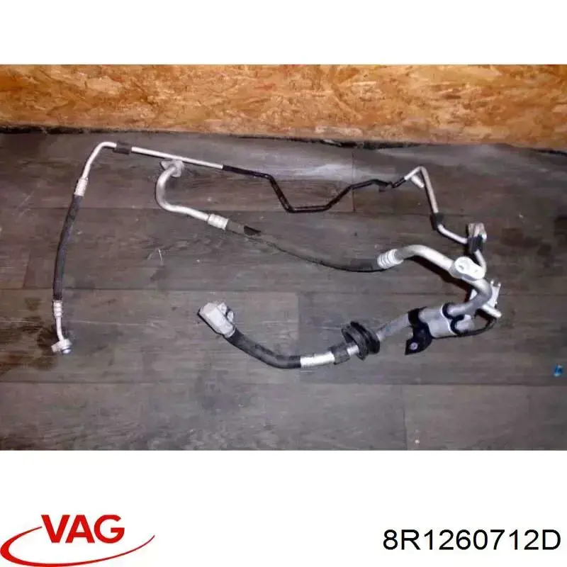 Шланг кондиціонера, від випарника до компресора VAG 8R1260712D ціна, від 6.33 USD