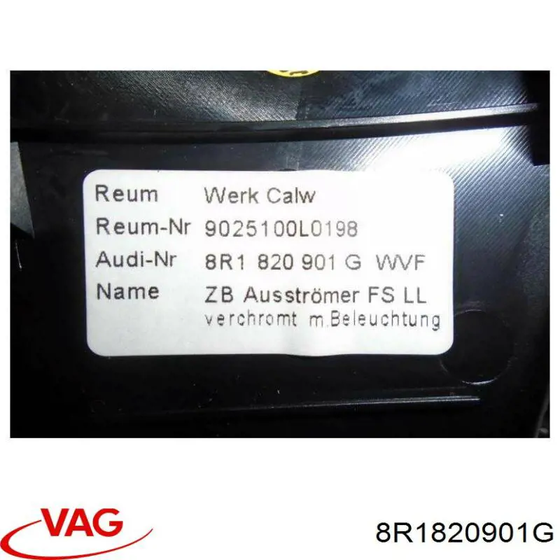 8R1820901G VAG 