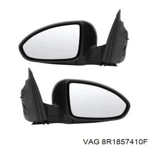 Праве бічне дзеркало VAG 8R1857410F ціна, від 114.28 USD