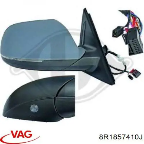 8R1857410J VAG Праве дзеркало заднього виду