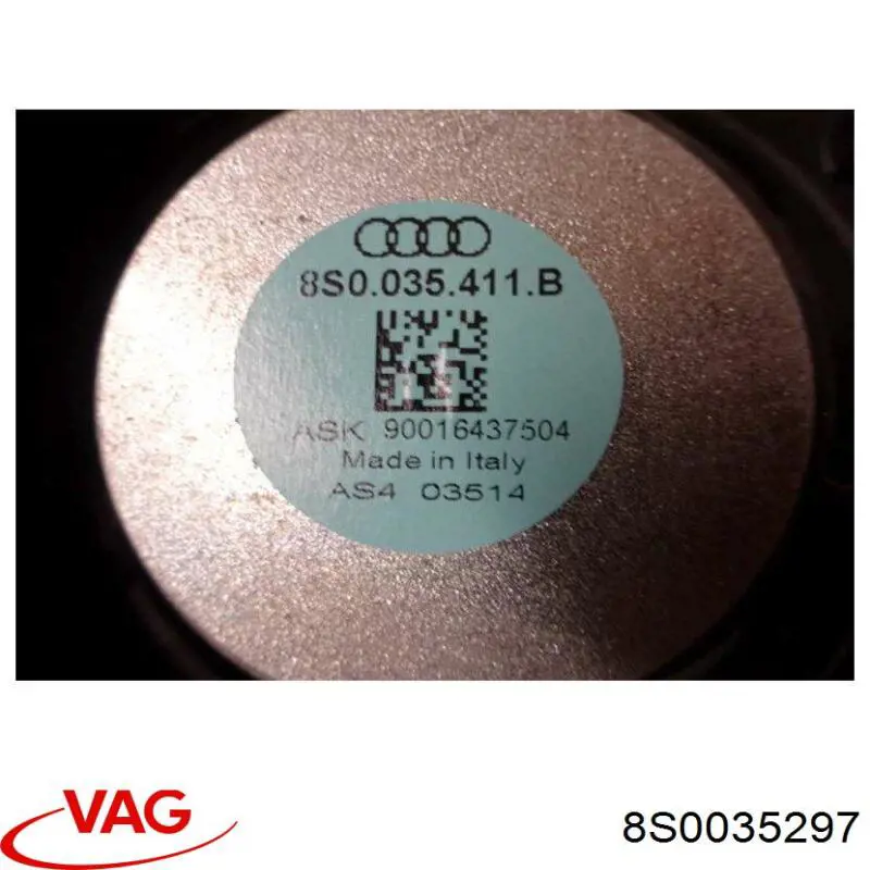 Динамік передньої двері VAG 8S0035297A ціна, від 375.41 USD