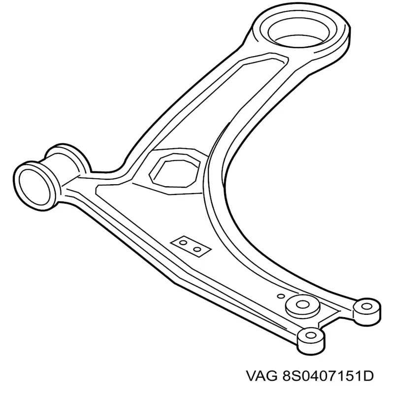 8S0407151D VAG Стійки і важелі підвіски