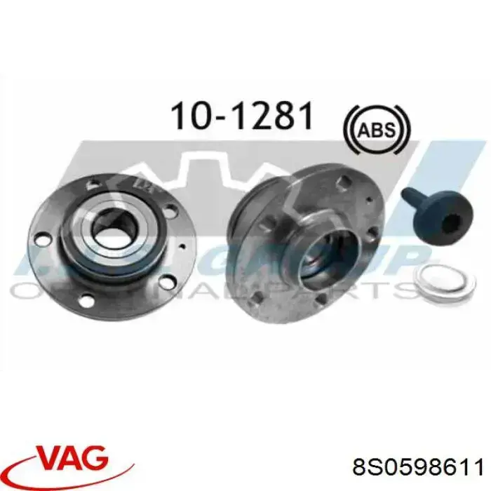 Купити 8S0598611 VAG Підшипник ступиці колеса