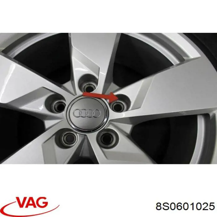 Диски литі (легкосплавні, титанові) VAG 8S0601025BA