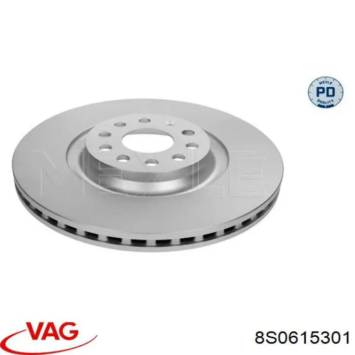 Диск гальмівний передній VAG 8S0615301